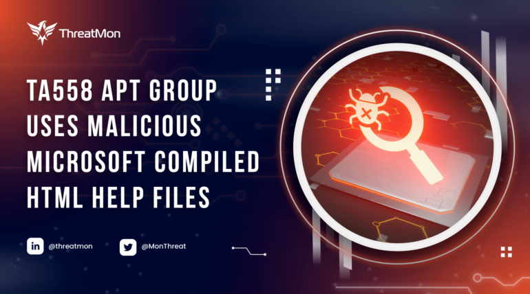 TA558 APT Group Uses Malicious Microsoft Compiled HTML Help Files